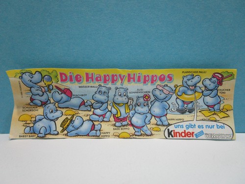 Bpz die happy hippos 1988 - happy,