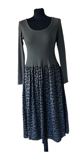 Materialmix maxi kleid - materialmix,