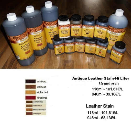 Fiebings leather stain antique - stain,
