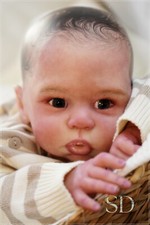 Studio-Puppe Baby Mädchen