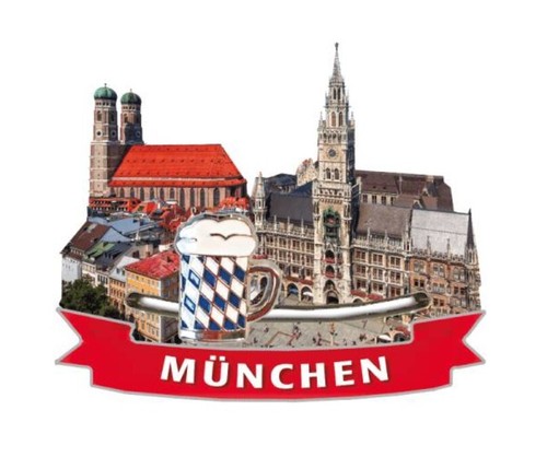 München metall magnet - münchen,
