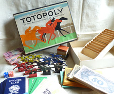Vintage totopoly brettspiel - totopoly,