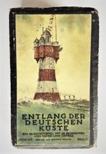 altes Quartettspiel Entlang der deutschen Küste, Josef Scholz Nr.5294/I  1930er