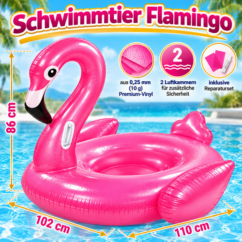 Schwimmtier flamingo pool - schwimmtier,