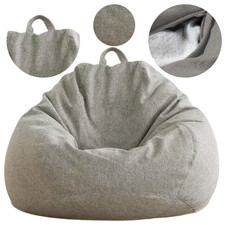 Sitzsack 250l hellgrau mit - 250l,