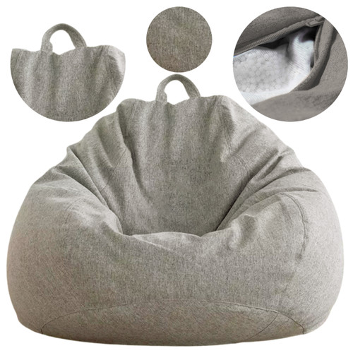 Sitzsack 250l hellgrau - mit, eco