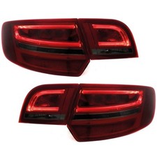 Für Audi A3 8P Sportback 04-08 LED Lightbar Rückleuchten Rot-Smoke original DEPO