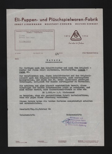 Neustadt coburg brief 1960 - brief,