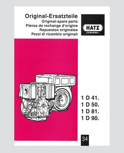 Hatz dieselmotor 1d41 - hatz, 1d50 