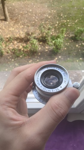 Leitz leica summaron - leitz, 3.5