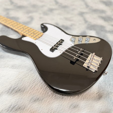 Full Size Black Electric Bass