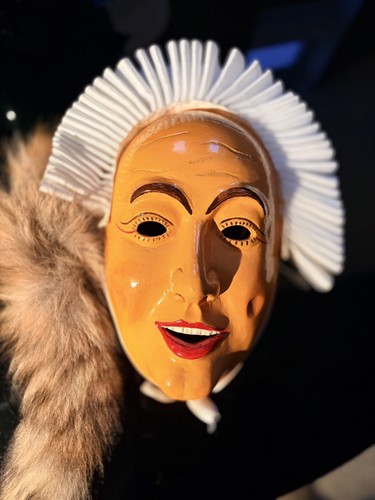 Glattlarve holzmaske - glattlarve,,