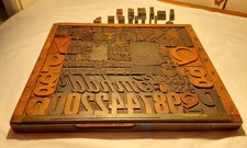 Antiker Holzsetzkasten