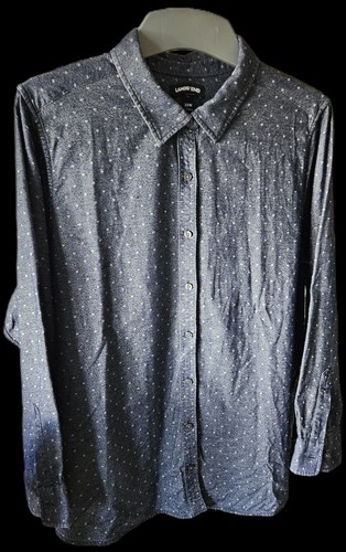 Lands end damen flanellhemd - lands,