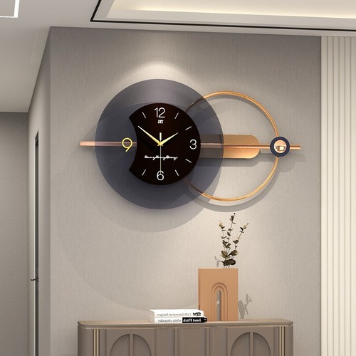 Moderne metall wanduhr leise - metall,