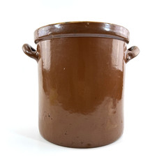 Großer Steingut Topf VTG |