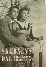 Das Tal der Entscheidung Greer Garson Gregory Vintage Peck 1945 Dänisches Fil...