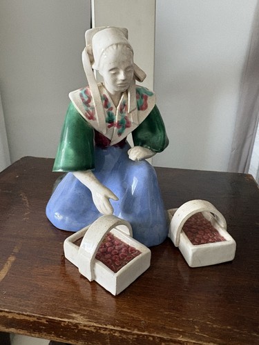 Steingutfigur jeanne levêque - steingutfigur,
