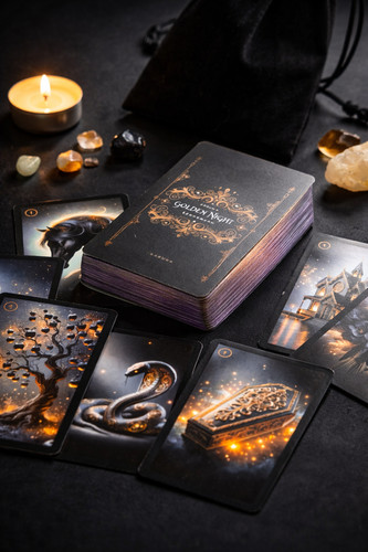 Golden night lenormand - golden,