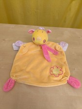 💕Schmusetuch Kuscheltuch Topolino Kuh Schaf Gelb Pink Flieder Blume 💕 selten