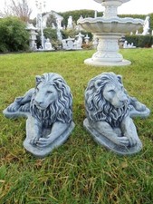 Steinfiguren Set, Löwenpaar