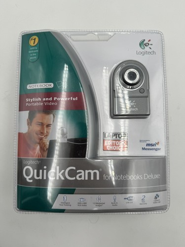 New logitech quickcam deluxe - new,