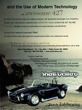 Shell Valley Cobra 427 kit car & car (AC replica, USA) _1998 Prospekt / Brochure
