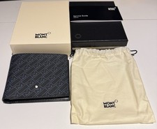 Montblanc M Gram Geldbörse Leder Wallet 8cc Neupreis 315€ OVP NEU