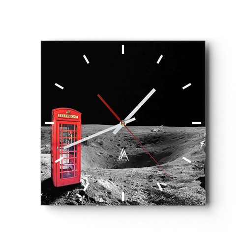 Modern wanduhr 30x30cm analog - modern,