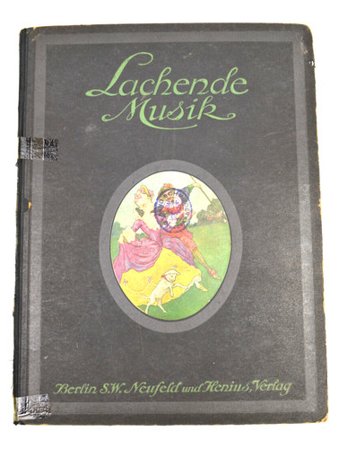 Altes notenbuch lachende - -,