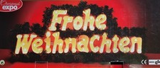 Deko-Schriftzug**Türschild**Fensterbild "Frohe Weihnachten" beleuchtet
