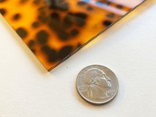 Thick Amber Yellow Polka Dot