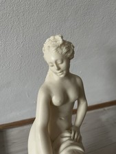 Alabaster figur badende - alabaster, „badende