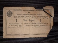 DOA Deutsch Ostafrika 1 Rupie