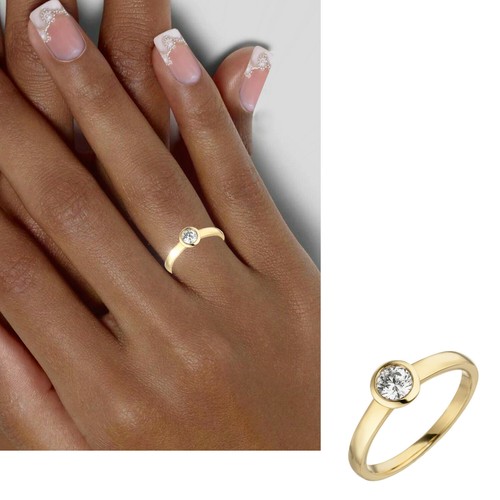 Brillantring 585 echt gold - 585,