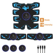 Elektro Stimulator Bauchmuskeltrainer EMS Trainingsgerät Fitnessgürtel Exerciser