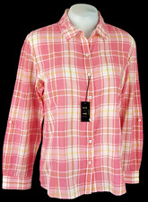 DAKS LONDON Damen Rosa L/S ABENDSHIRT Stretch U/U/Soft - M - UK12/14 - 139£