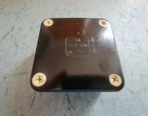 Ddr bakelit verteilerdose - bakelit,