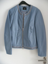 Madeleine Lederjacke hellblau