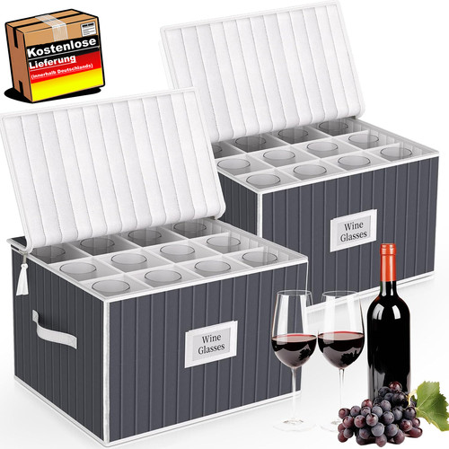Stielglas aufbewahrungsbox mit - aufbewahrungsbox,