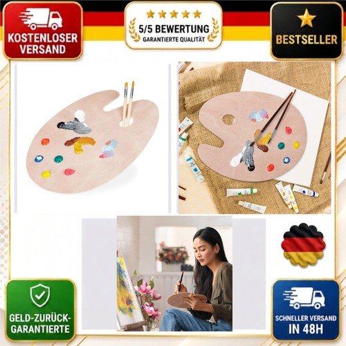Malpalette holz 30 cm - 40,