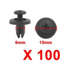 100x 6mm Auto Push Verkleidung