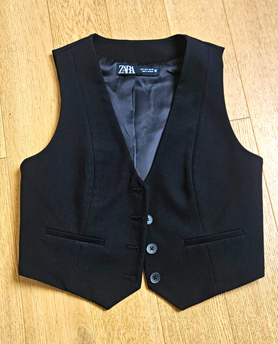 Zara damen weste schwarz - weste, gr.
