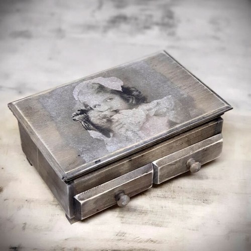 Vintage schatulle mit - schatulle,