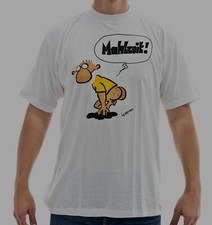 T-Shirt Kleines Arschloch Mahlzeit! Größe XL grau meliert Baumwolle Siebdruck