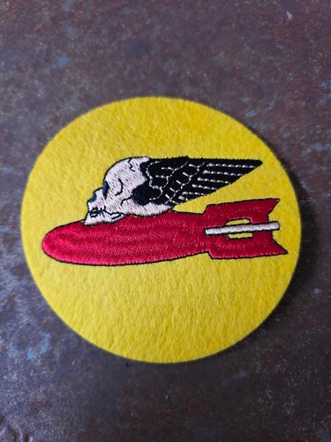 Biker patch rund skull - patch,