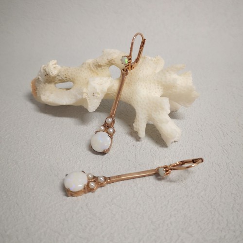 Jugendstil opal schmuck perle - jugendstil,