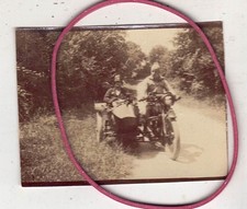PHOTO FOTO ALTES MOTORRAD MIT