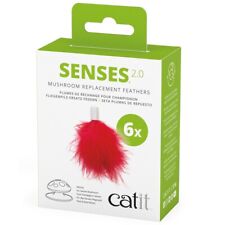 * Ersatzfedern für Catit Senses 2.0 Fliegenpilz Katzen Spielzeug 6er Pack 43143