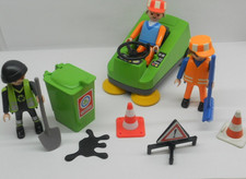 Straßenreiniger Müllabfuhr Zubehör Müll Mülltonne Figuren Kehrmaschine Playmobil